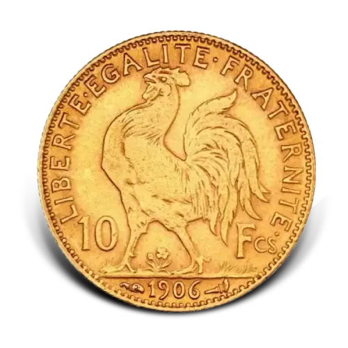 Gouden 10 Franc Marianne Coq voorkant