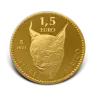 1 troy ounce gold coin Iberian Lynx front