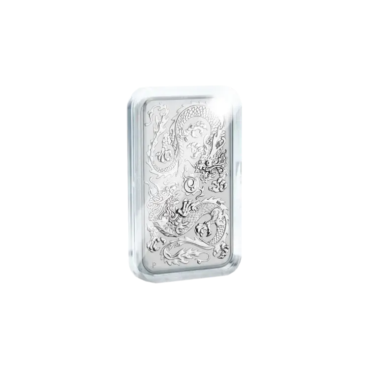 10 muntcapsules voor de Rectangular Dragon muntbaar achterkant