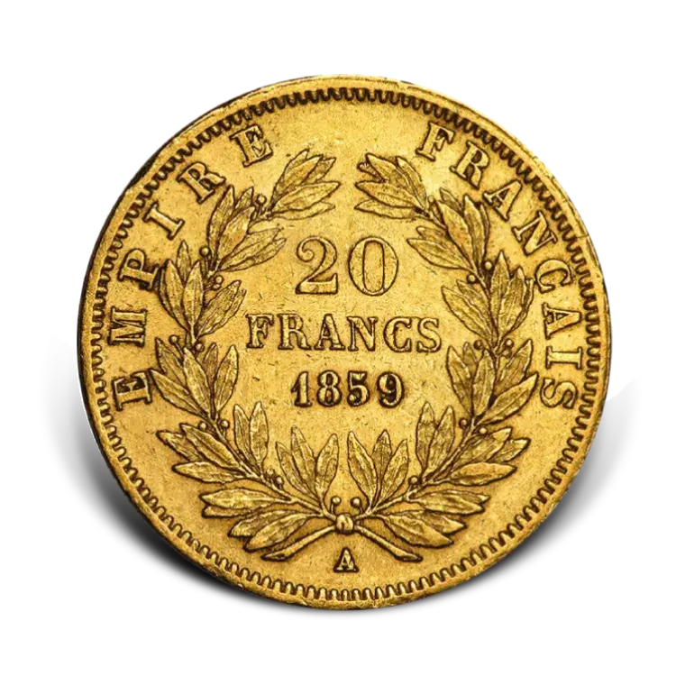 Gold 20 Francs France front