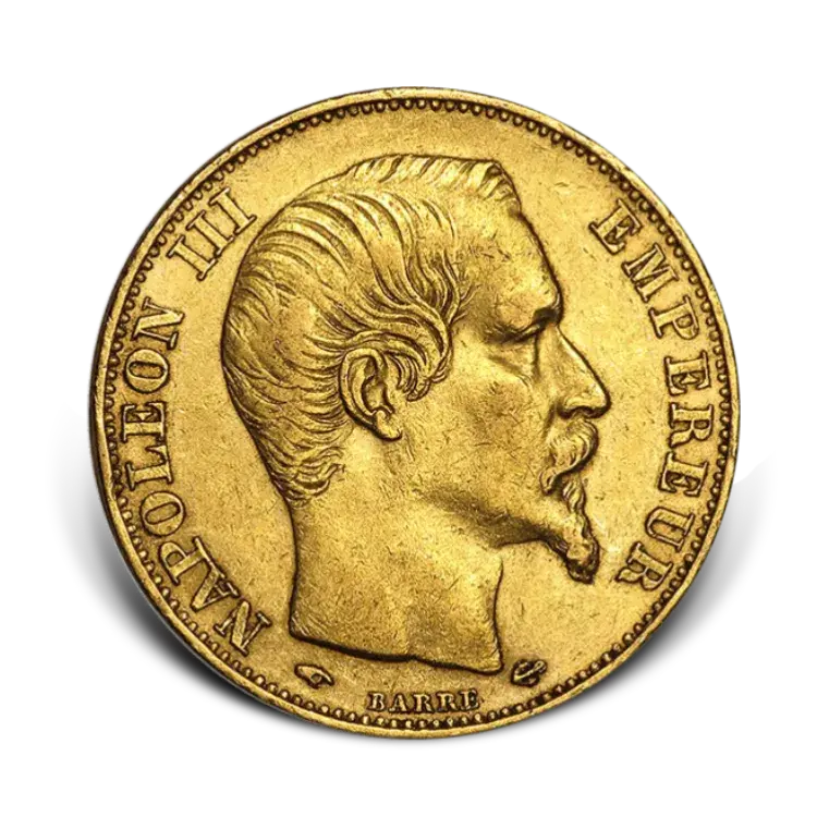 Gold 20 Francs France back