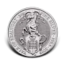 2 Troy ounce silver coin Queen Beasts Yale of Beaufort 2019 front