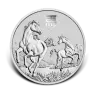 5 troy ounce zilveren Lunar munt Year of the Horse 2026 voorkant