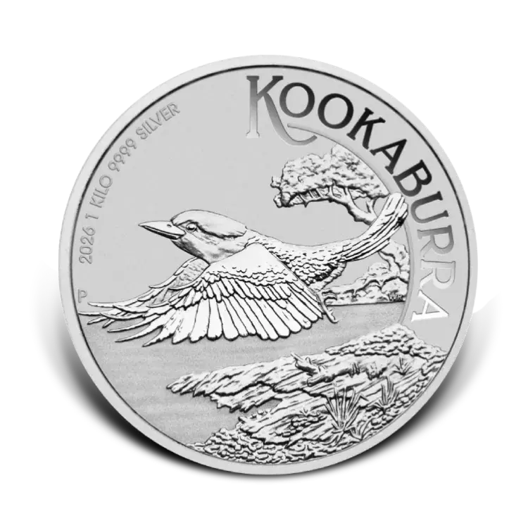 1 kilo silver Kookaburra coin 2026 front