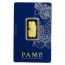 1/2 troy ounce golden bar Pamp Suisse front