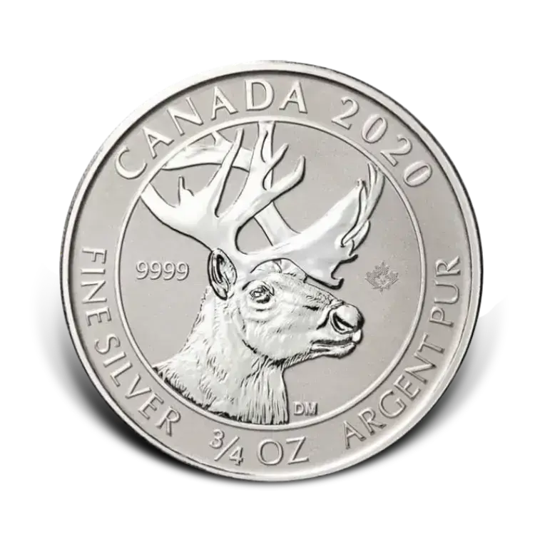 3/4 troy ounce silver coin various mints back