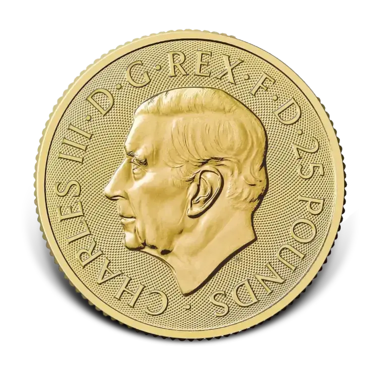 1/4 troy ounce gold Tudor Beasts Seymour Panther coin 2026 back