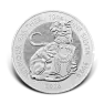 10 troy ounce zilveren Tudor Beasts Seymour Panther munt 2026 voorkant