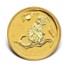1 troy ounce gouden Lunar II Year of the Monkey 2016 voorkant