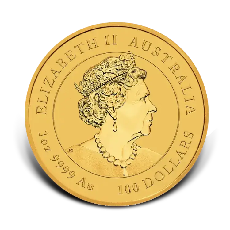 1 troy ounce gold Lunar coin Year of the Ox 2021 back