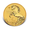 2 troy ounce gouden Lunar III - Year of the Horse 2026 voorkant