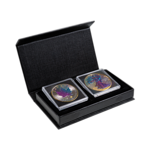1 troy ounce zilveren munten set Chameleon voorkant