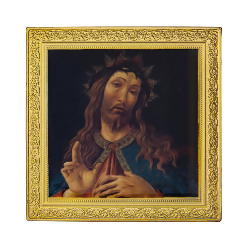 1 troy ounce zilveren munt Christus met doornen gekroond 2020 voorkant