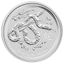 10 troy ounce silver Lunar coin Year of the Snake 2013 front