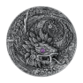 2 troy ounce zilveren munt Azteekse draak 2020 voorkant