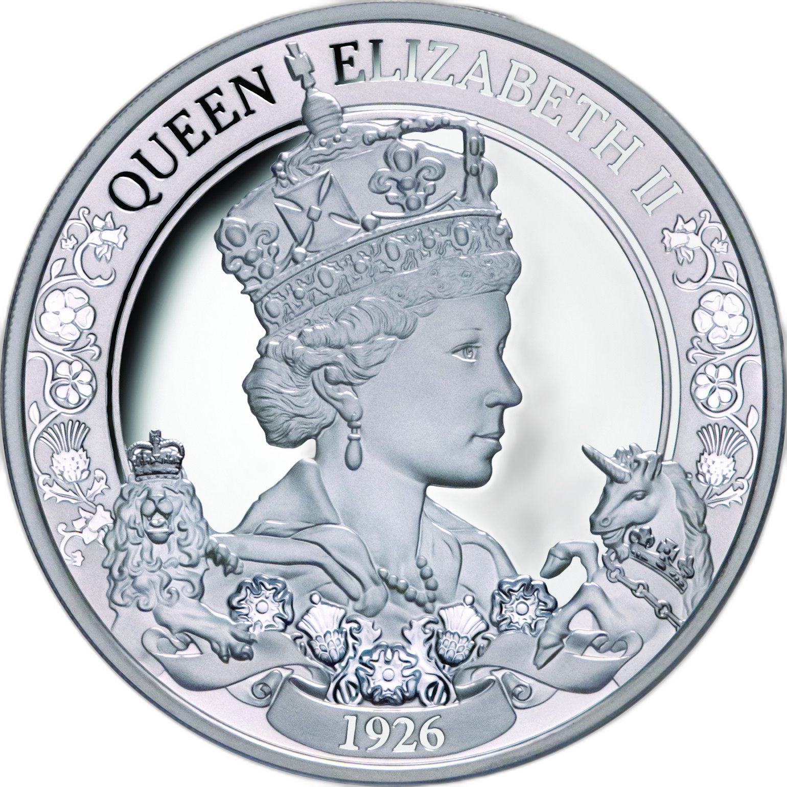 1 troy ounce silver coin Queen Elizabeth II 95th birthday 2021 proof