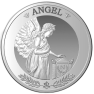 1 troy ounce zilveren munt Saint-Helena engel 2021 Proof voorkant