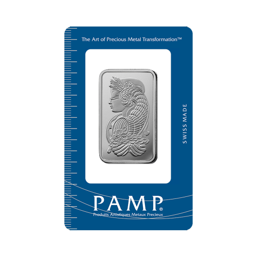 1 Troy ounce palladium baar Pamp Suisse voorkant