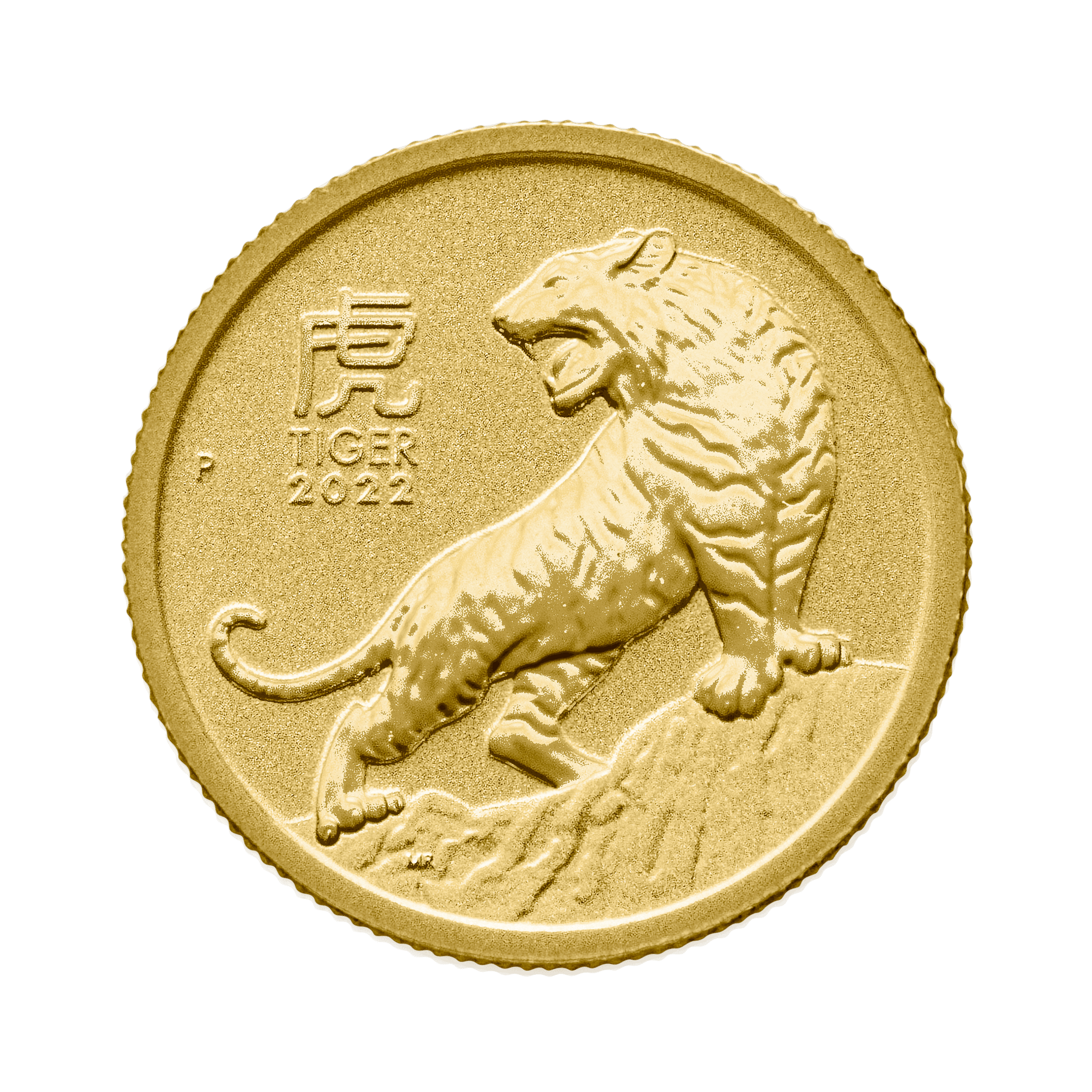 1/10 oz Gold Lunar 2022 Year of the Tiger