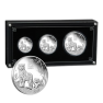 3-delige zilveren munten set Lunar 2022 Proof voorkant