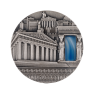 2 Troy ounce zilveren Griekse Parthenon Tempel munt 2018 voorkant