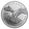 1 troy ounce silver coin Birds of Prey front