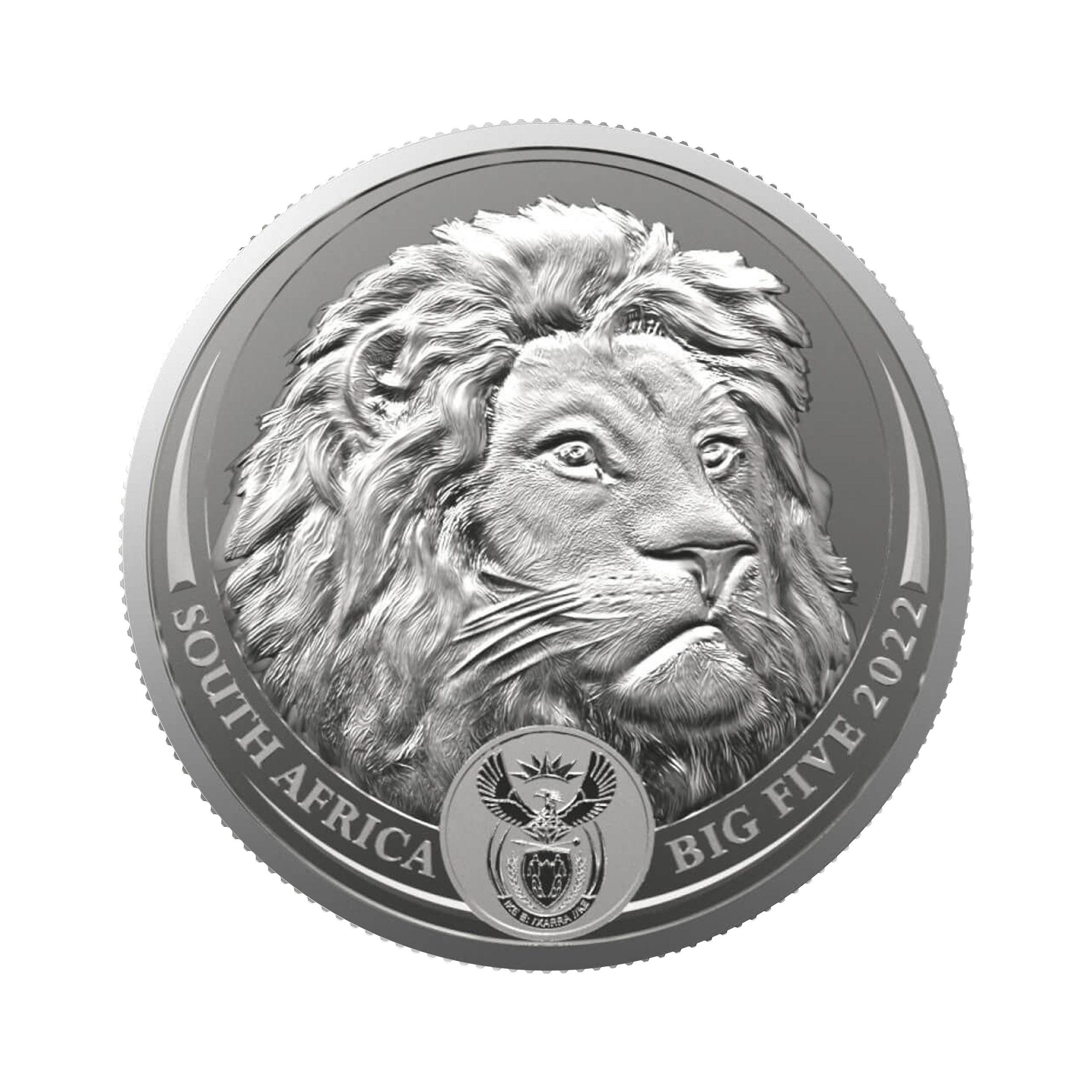1 troy ounce silver coin Big Five lion 2022