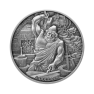 2 troy ounce zilveren munt de 12 olympiers in de dierenriem Hephaistos vs Weegschaal voorkant