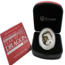 1 troy ounce zilveren munt year of the dragon 2012 voorkant