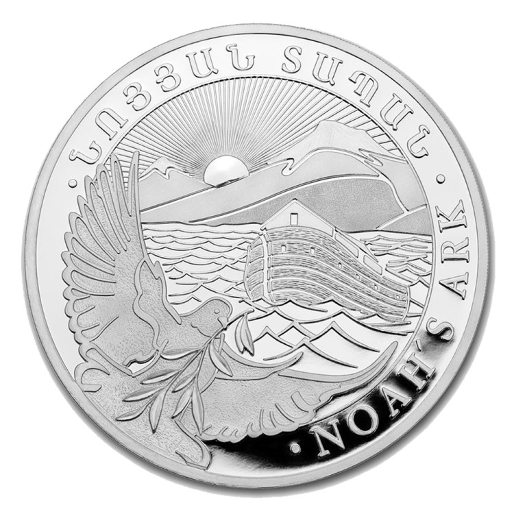 Zilveren kilo munt Noah's Ark 2022 front