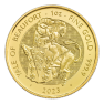 1 troy ounce gouden munt Tudor Beasts Yale of Beaufort 2023 voorkant