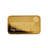 10 gram Umicore gold bar front