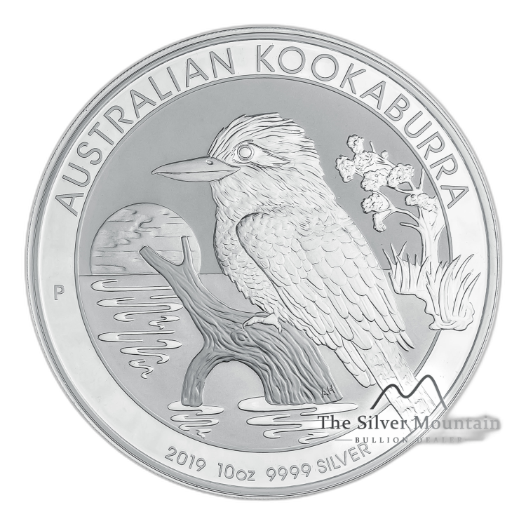 Gekleurde zilveren 10 troy ounce Lunar munt 2012 voorkant