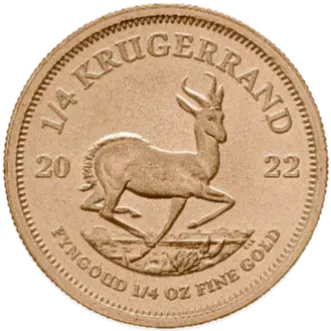 Gouden Krugerrand munten voorkant