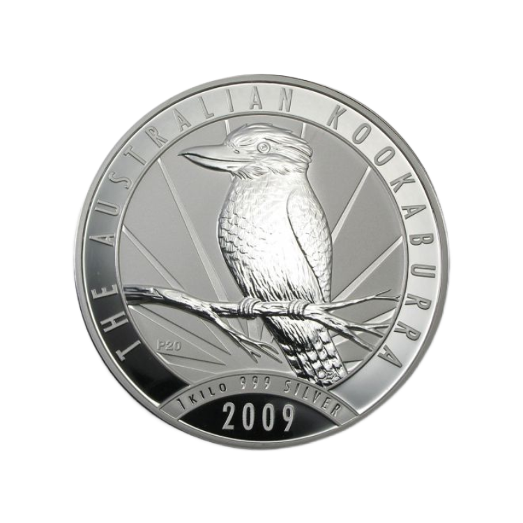 1 kilo silver coin circulated front