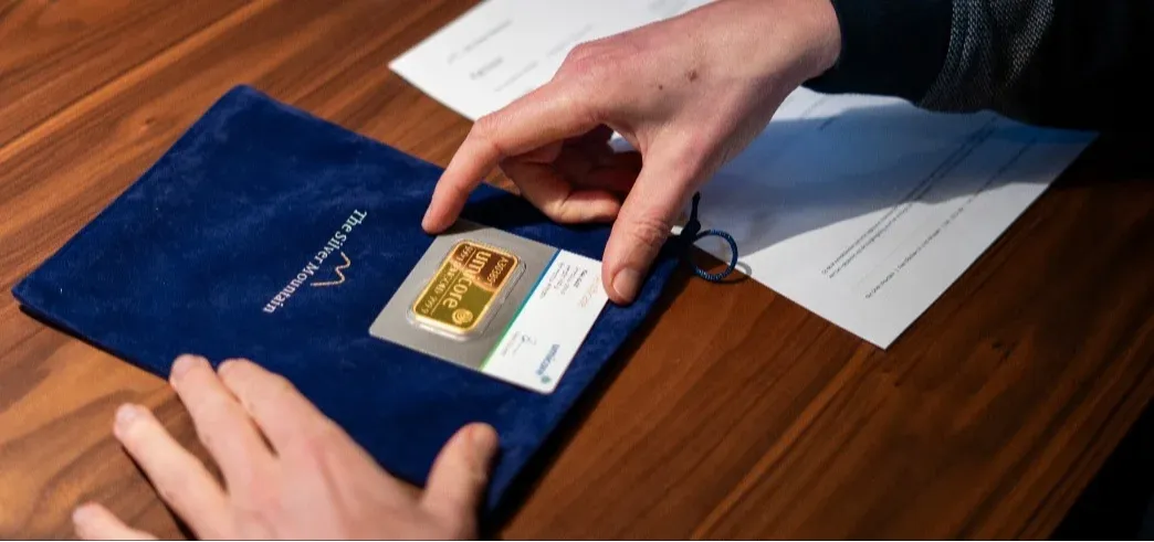 Gouden muntbaar Rectangular Dragon 2023